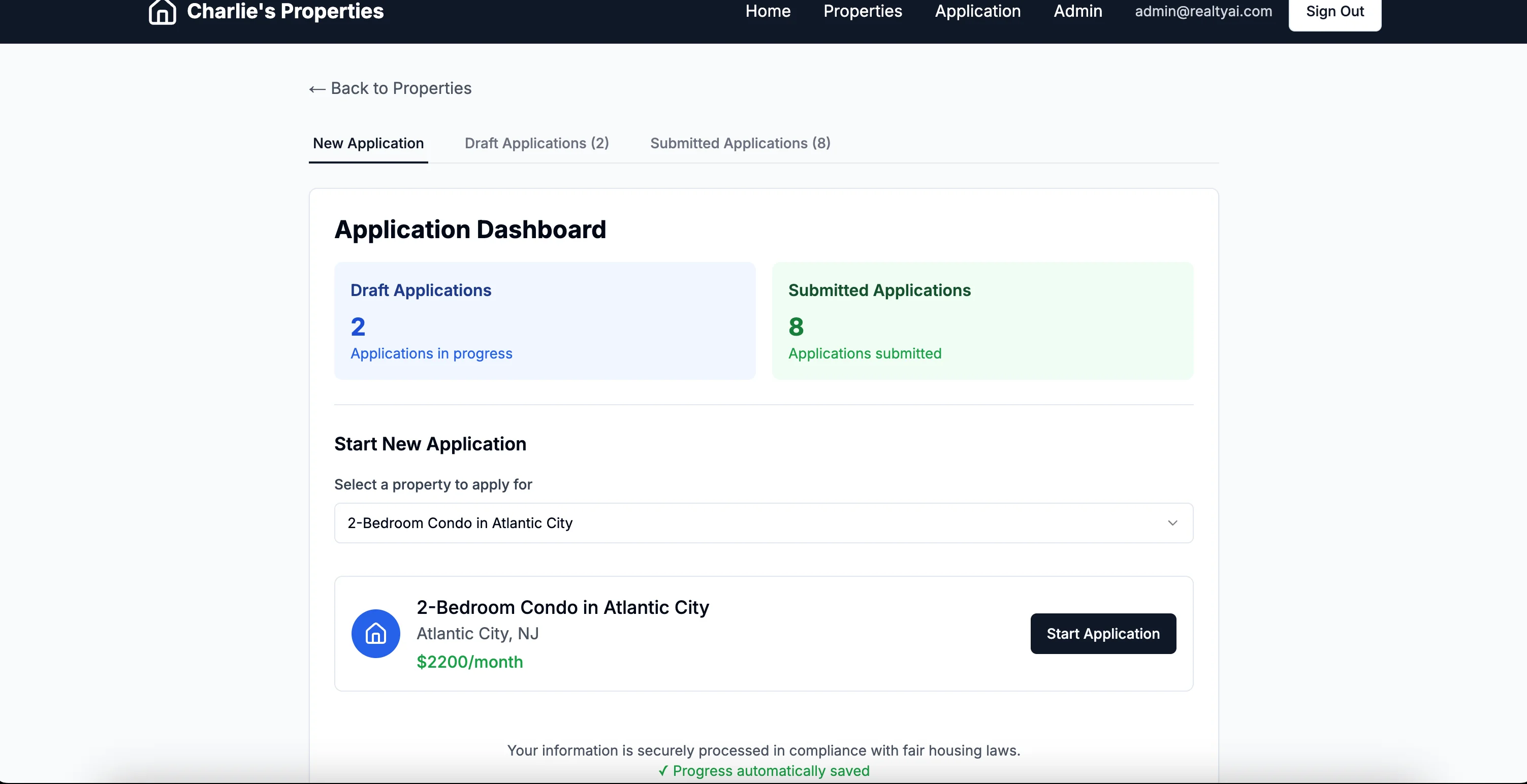 Property platform screenshot 3